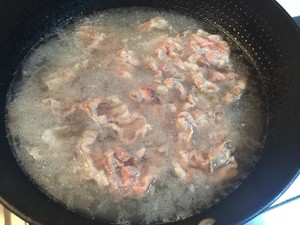 The practice measure of meal of beef of hall Mom gold 6