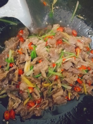Small fry beef (small Bai Ye can do super- delicious! ! ) practice measure 3