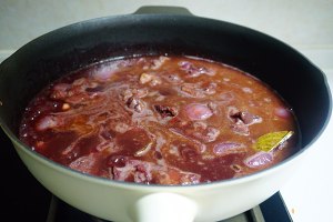 Joy adding up to the home -- the practice measure of the red wine sirlon that stew 13