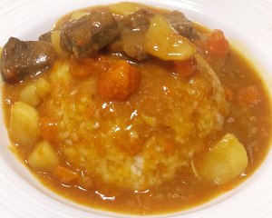 The practice measure of sweet thick beef curry 13