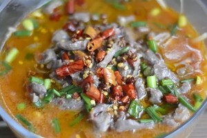 The water that Huang Lei does for Tan Songyun boils beef, I learn to do family to eat, eat a few days repeatedly not be bored with! practice measure 5