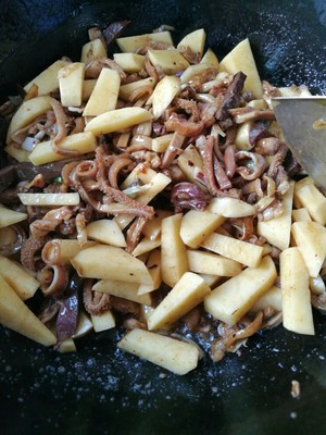 The practice measure of ovine chipped cooked entrails of sheep or oxen 10