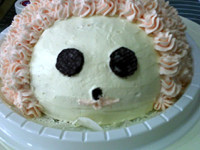 The practice measure of beautiful cake of back up of ovine baa baa 28