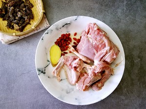 The practice measure of soup of mushroom of abdomen of sheep of dove sheep abdomen 1