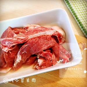 The practice measure of the small barbecue that sign a sheep 1
