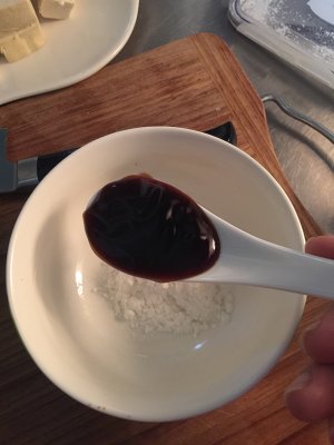 The practice measure of meal of beef of hall Mom gold 10