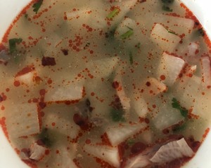 The practice measure of the turnip sheep miscellaneous soup with not fat deft hand 7
