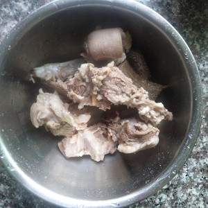 Hotpot chaffy dish (go ovine smell of mutton is small subtle move) practice measure 1