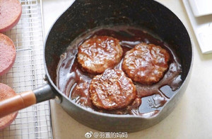 The practice measure of beef hamburger 13