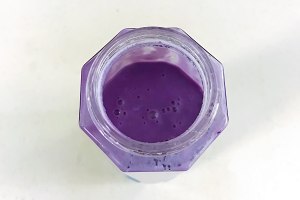 The practice measure of flummery of violet potato milk 4