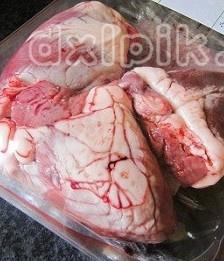The practice measure of heart of hot sheep of hemp of cold and dressed with sause 1