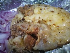 Interior sheep soup - the practice measure of the mutton chop that bake 8