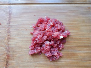 The practice measure of congee of miscellaneous greens beef 2