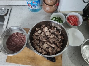 The practice measure that Chongqing taste beef burns Bai Luobo 2