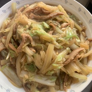 The practice measure of the ovine abdomen Chinese cabbage of dish of Tiger mammy the daily life of a family 12