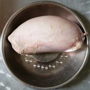 The practice measure that saline cistanche of Ba Ji the bark of eucommia stews the waist outside the sheep 1