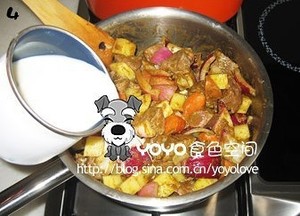 The practice measure of beef curry 4