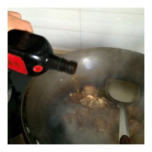 The practice measure of bone of the beefsteak that stew 5