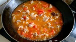 Tomato stews beef, the practice measure of the appetizing dish of acerbity acid 6