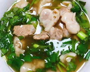 The practice measure of soup of ovine soup hotpot 5