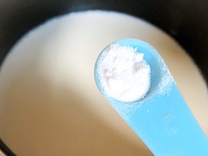 The practice measure of the sweetmeats boiling water that loves most in day of winter of milk egg fermented glutinous rice 4