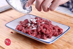 The practice measure of flavour of Hunan of ground of toothpick beef path 3