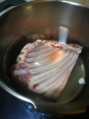 Interior sheep soup - the practice measure of the mutton chop that bake 1