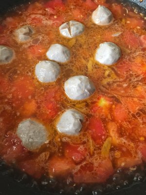 The practice measure of tomato beef bolus 8