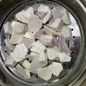 The practice measure of milk taro mud 2