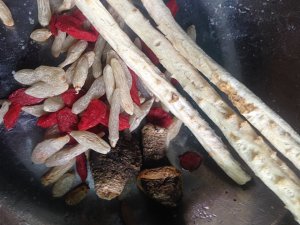 The practice measure of soup of lotus root of ovine abdomen lotus 2