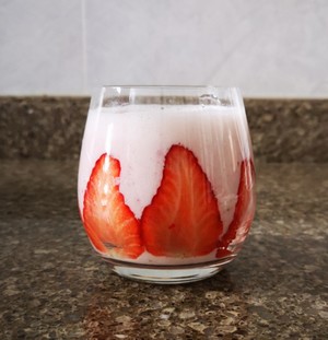 The practice measure of the strawberry milk of tall Yan Zhi 3