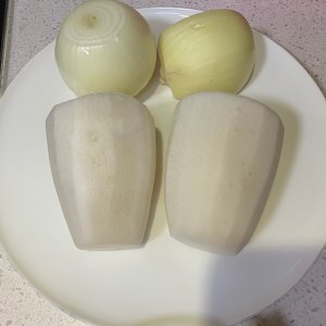 The practice measure of soup of turnip beefsteak bone 2