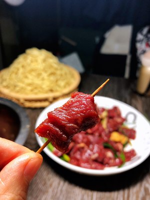Toothpick beef! Loved... practice measure 2