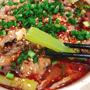 The practice measure of the water beef that boil 12