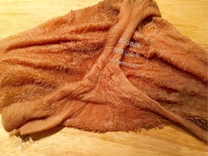 The practice measure of soup of ovine abdomen vegetable 2