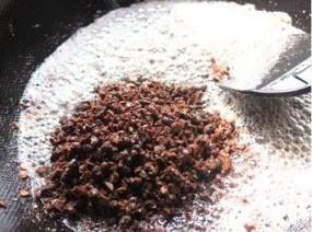 The practice measure of sauce of fabaceous Chi beef 9