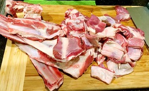 The practice measure of chaffy dish of ovine Nan Bao 1