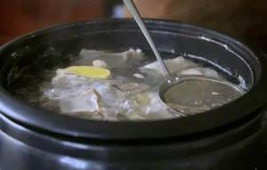 The practice measure of soup of sheep of boiled in clear soup 3