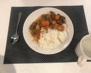 The practice measure of beef of the potato of electric meal Bao that stew 11