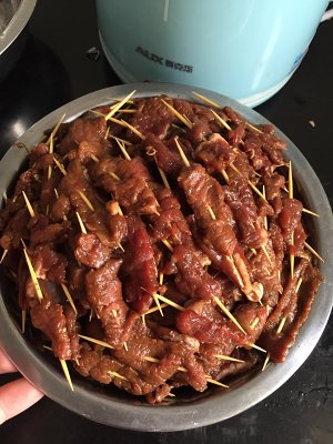 Toothpick beef is strung together - the practice measure of Hunan taste 2