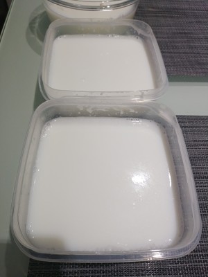 The practice measure of milk bean jelly 7