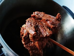 The practice measure of simple and delicious sauce beef 5