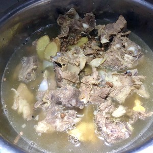 Soup of Gansu Province sheep (but bubble cake boils a face) practice measure 9