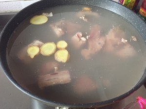 Soup of bone of sheep of boiled in clear soup (edition of electric meal Bao) practice measure 2