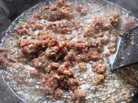 The practice measure of sauce of fabaceous Chi beef 6