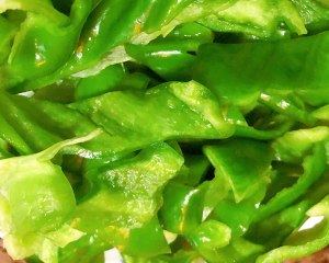 The practice measure of willow of green pepper ox 4