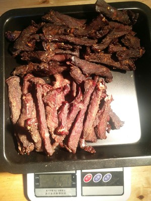 The practice measure of the tasty airing jerky that does not want 10