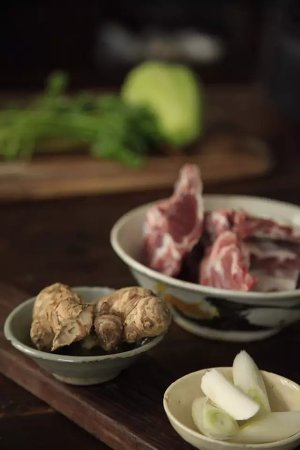 The practice measure of soup of sheep of boiled in clear soup 1