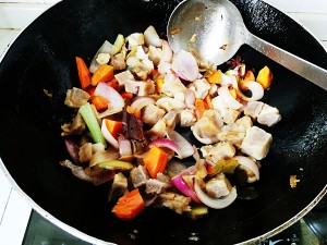 The practice measure of beef curry 7