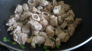 The practice measure of flesh of shoulder of the turnip sheep that stew 6